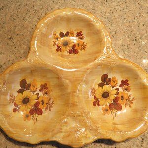 Vintage English China Old Foley Divided Server (7C)